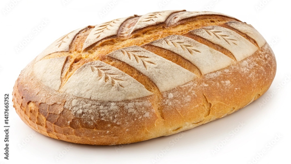 loaf of bread isolated on white loaf of bread isolated on white