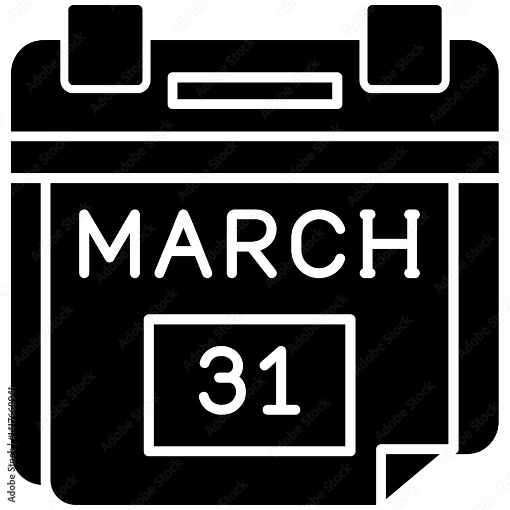 31st March Date Icon