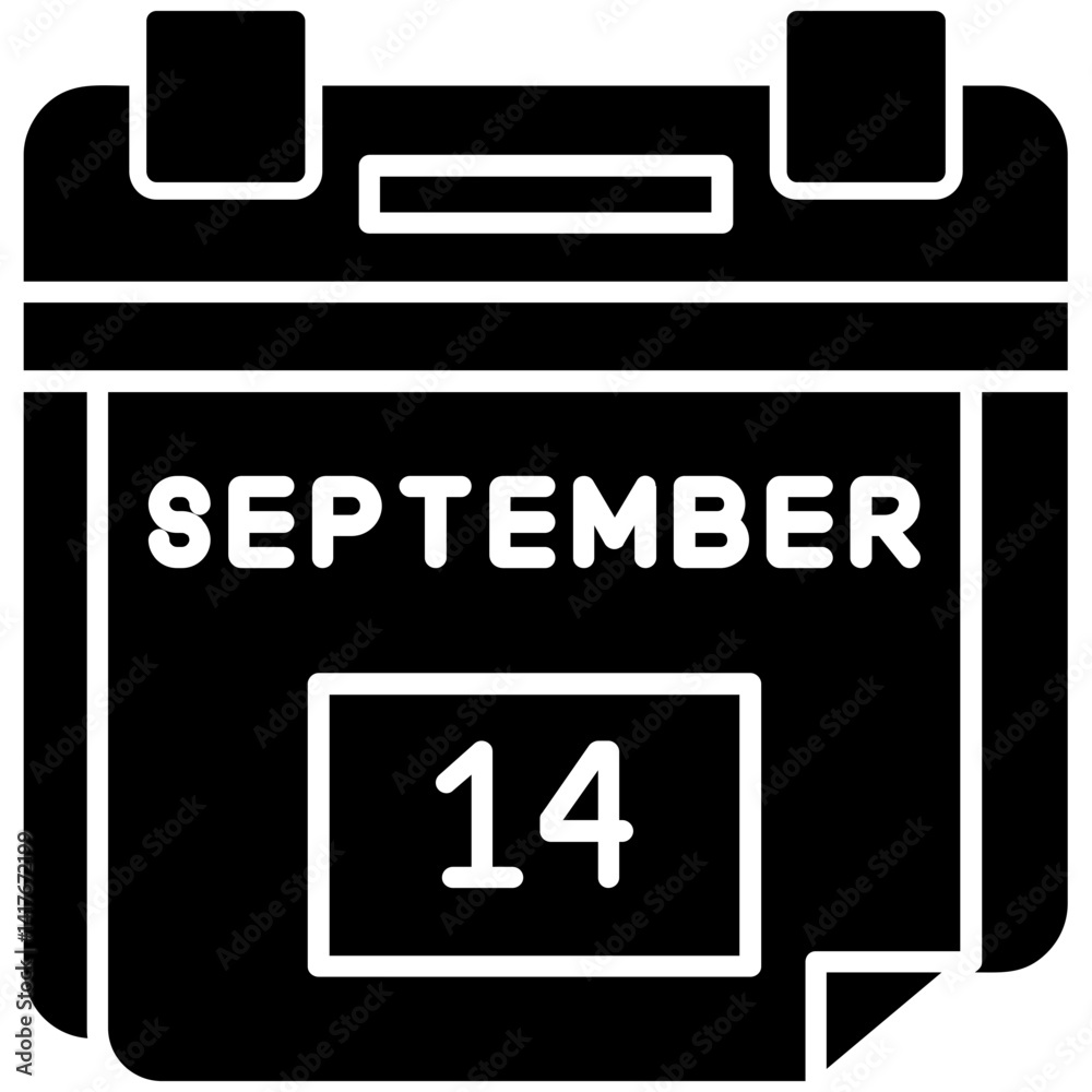 14th September Date Icon