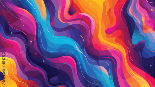 Vibrant Colorful Background Vector Design for Creative Projects