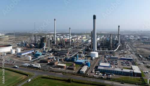 Oil Refinery Immngham.