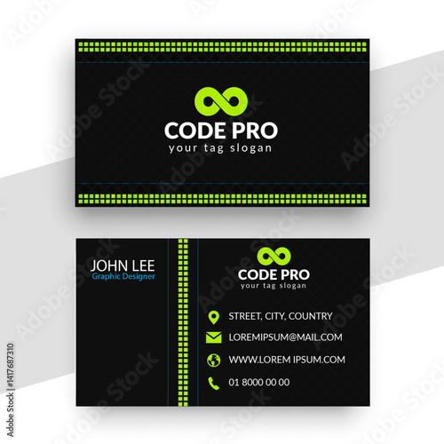 Luxury business card design for your brand