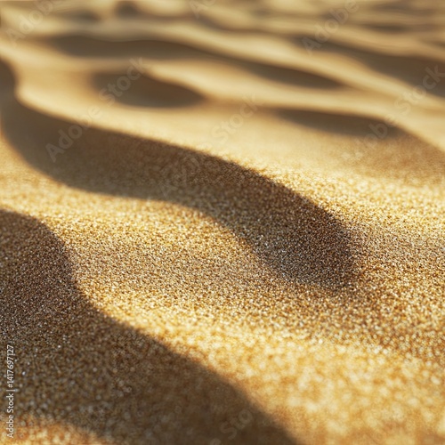 Sand on the beach. Seascape of beautiful tropical beach with calm sky. sea view and sand beach, summer background.