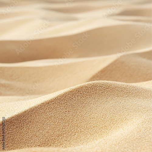 Sand on the beach. Seascape of beautiful tropical beach with calm sky. sea view and sand beach, summer background.