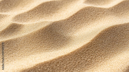 Sand on the beach. Seascape of beautiful tropical beach with calm sky. sea view and sand beach, summer background.