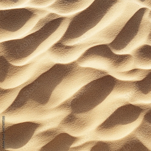 Sand on the beach. Seascape of beautiful tropical beach with calm sky. sea view and sand beach, summer background.