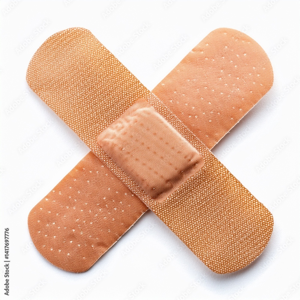 bandage on white background bandage on white background