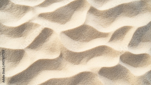 Sand on the beach. Seascape of beautiful tropical beach with calm sky. sea view and sand beach, summer background.
