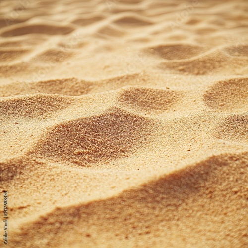 Sand on the beach. Seascape of beautiful tropical beach with calm sky. sea view and sand beach, summer background.