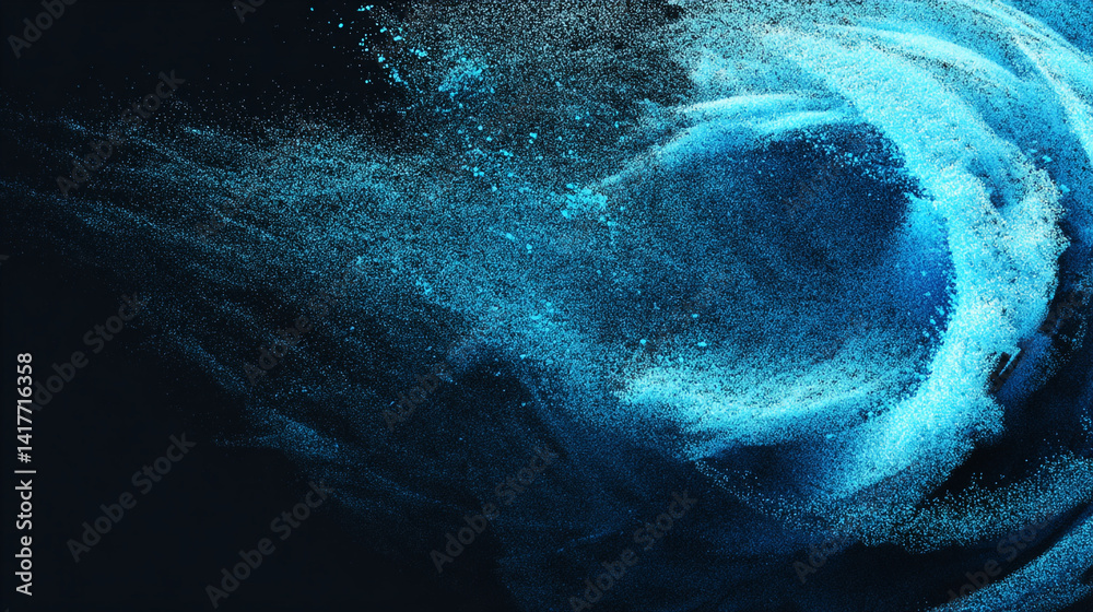 Abstract dark design wave background with smooth