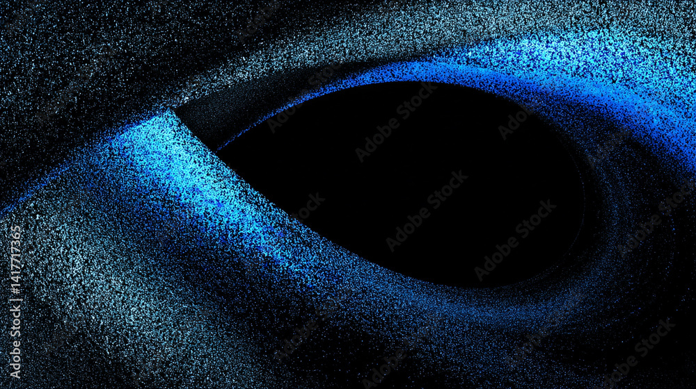 dark blue wave abstract modern technology background design, Abstract dark blue wave background with flowing lines and curves.