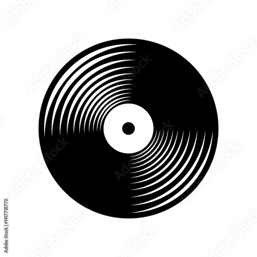 vinyl icon vector template illustration design