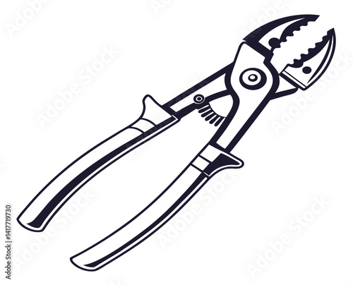 pocket knife isolated on white