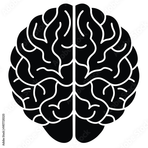 inner part of human body silhouette design on white background 