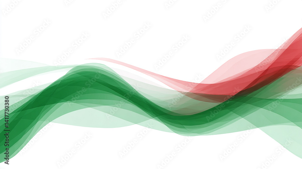 Palestinian National Flag Illustration in close up with a wavy texture, giving a sense of motion and national pride