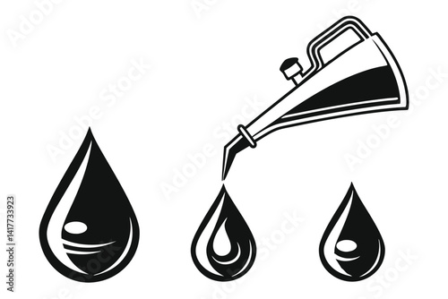 Watering can icon set. Simple illustration of watering can vector icon for web