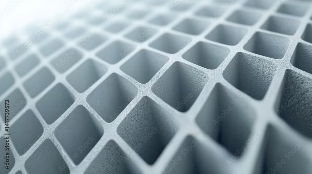Closeup of dusty HVAC filters in bright daylight symbolizing neglect and reduced efficiency with space for captions emphasizing air quality maintenance and energy conservation in modern homes