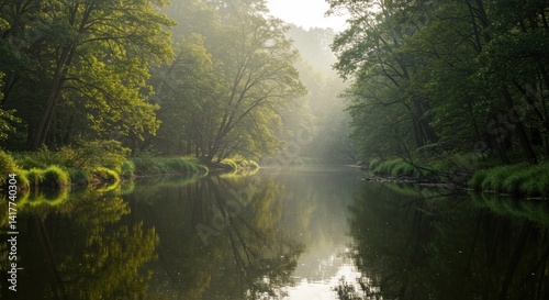 River Through the Forest (Photo)