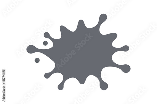 Slate paint splash vector