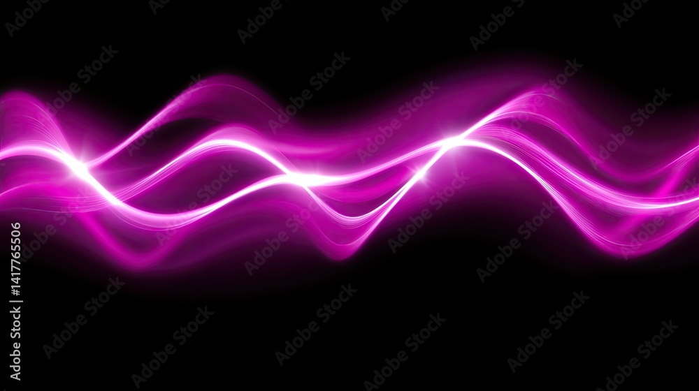 Abstract magenta energy wave design. Abstract magenta energy wave design.