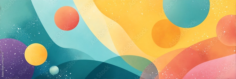 A colorful painting background