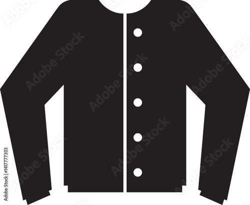Button Up Shirt Simple Vector