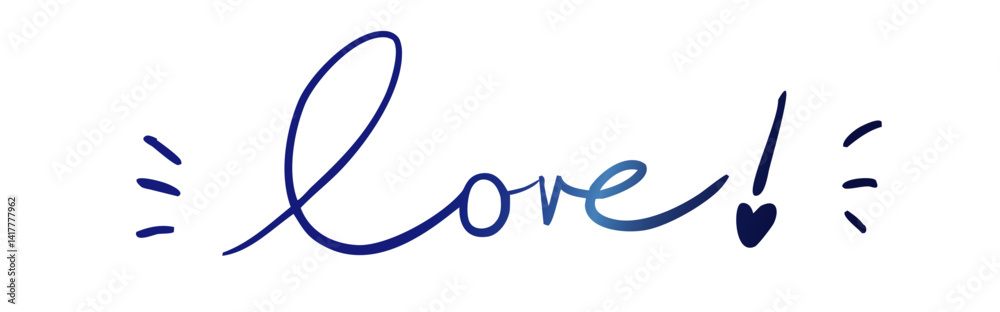love Kalligrafie handgeschrieben