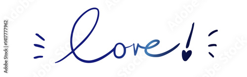 love Kalligrafie handgeschrieben
