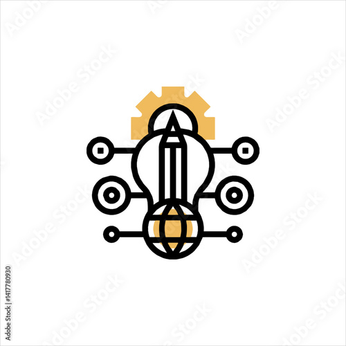 lamp on a white background
