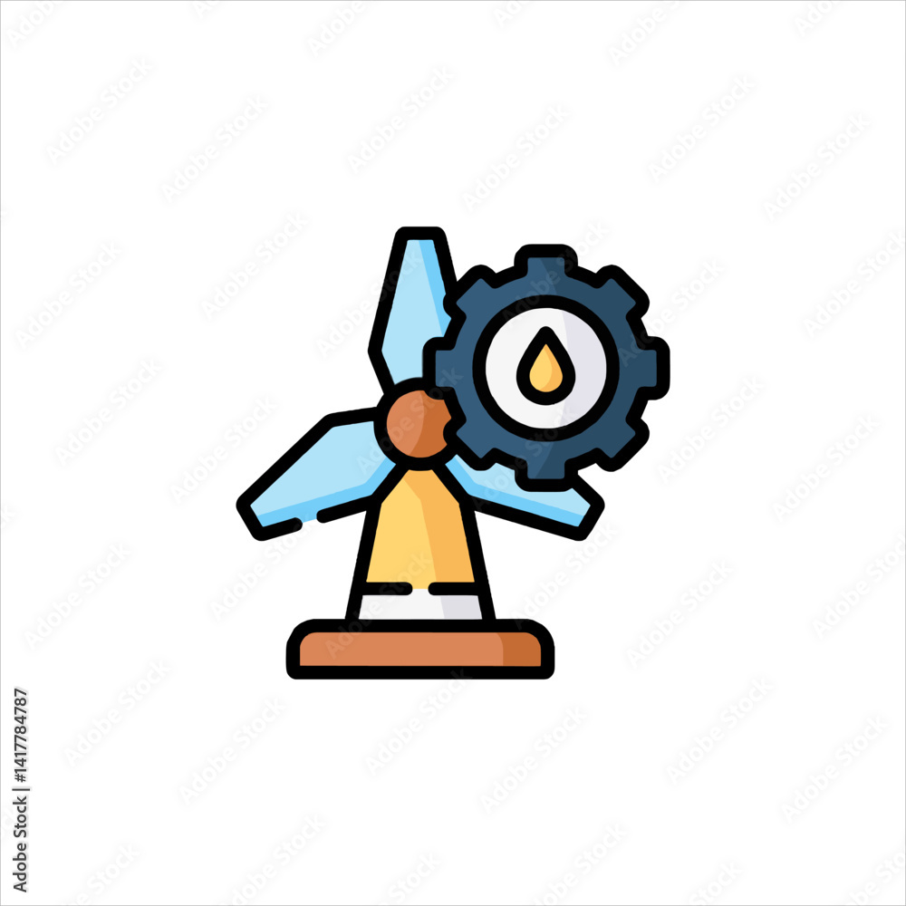 vector illustration of a gear vector illustration of a gear