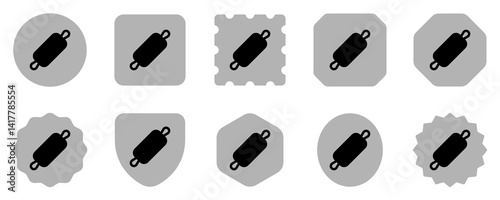 Editable rolling pin vector icon. Bakery, cooking, appliances,  kitchenware, food. Part of a big icon set family. Perfect for web and app interfaces, presentations, infographics, etc