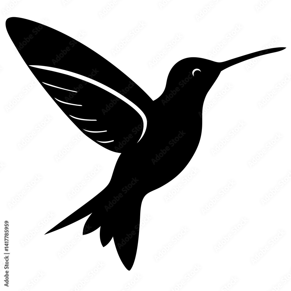 Obraz premium hummingbird vector illustration