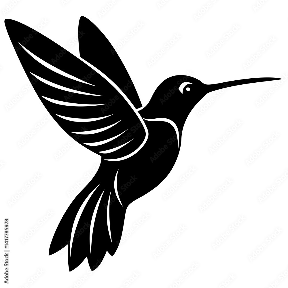Fototapeta premium hummingbird vector illustration