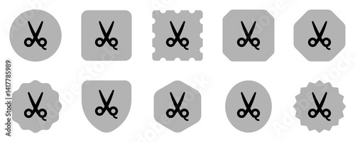 Editable scissors vector icon. Barbershop, lifestyle, grooming. Part of a big icon set family. Perfect for web and app interfaces, presentations, infographics, etc