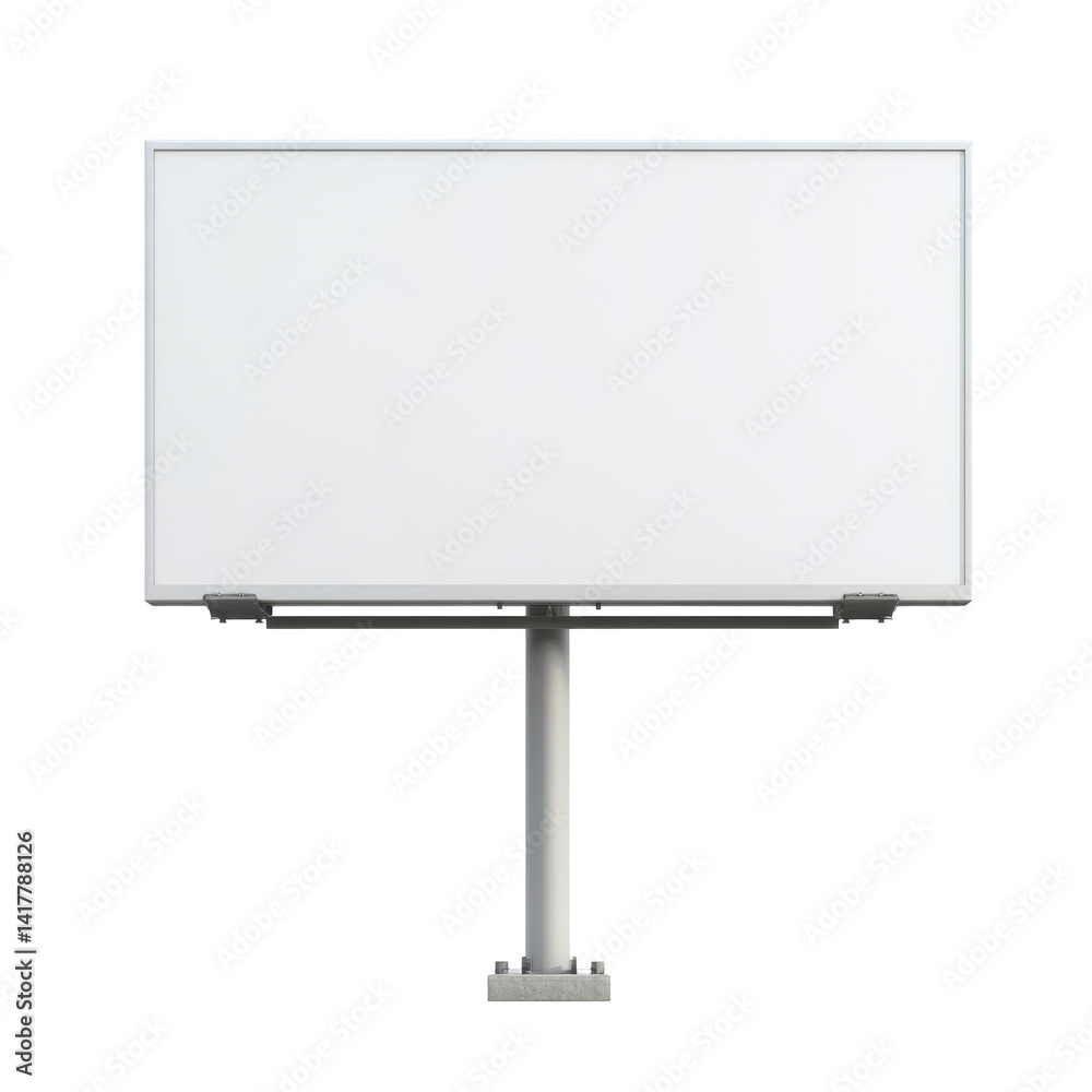 Large white board with stand used for writing drawing or presentations in office or classroom Large white board with stand used for writing drawing or presentations in office or classroom