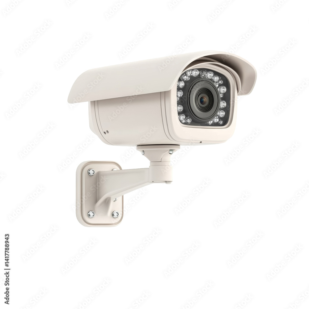 Modern security camera with infrared led for night vision and enhanced surveillance features Modern security camera with infrared led for night vision and enhanced surveillance features