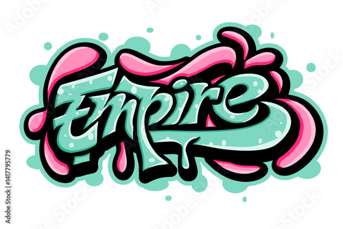 Empire typography art design