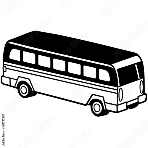 vector illustration of a bus