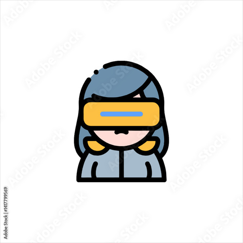 set of funny cartoon superhero