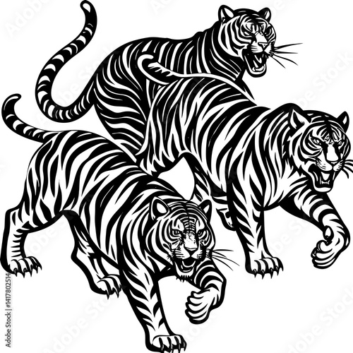 tiger vector illustration