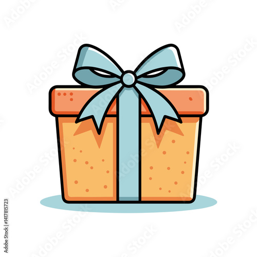 Gift box with ribbon for Mother's Day celebration  