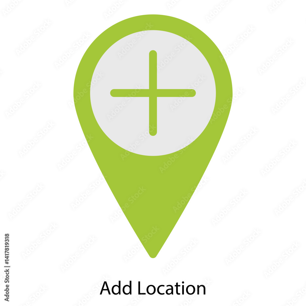 Add Location single vector illustration icon Add Location single vector illustration icon