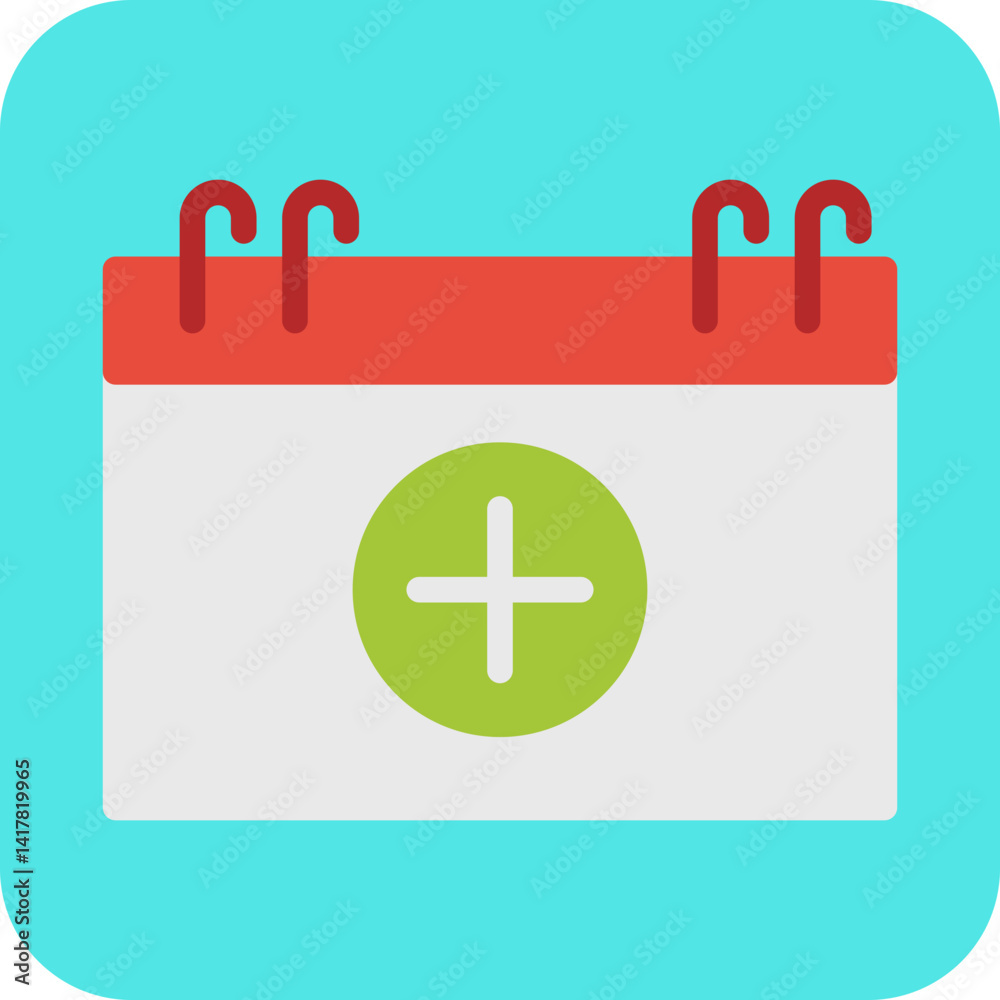 Fototapeta premium Create Event single vector illustration icon