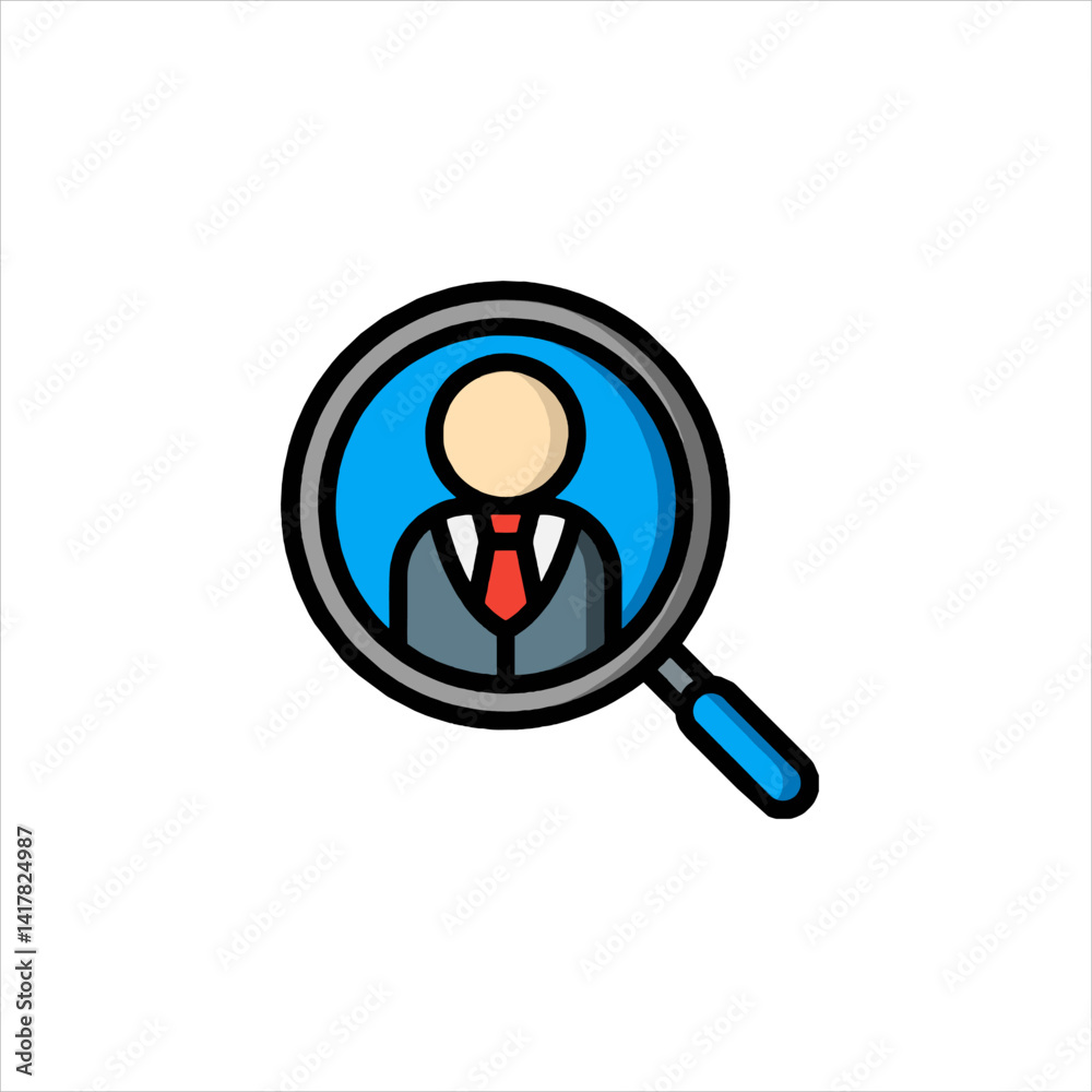 man with magnifying glass man with magnifying glass