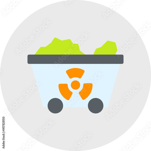 Wagon single vector illustration icon