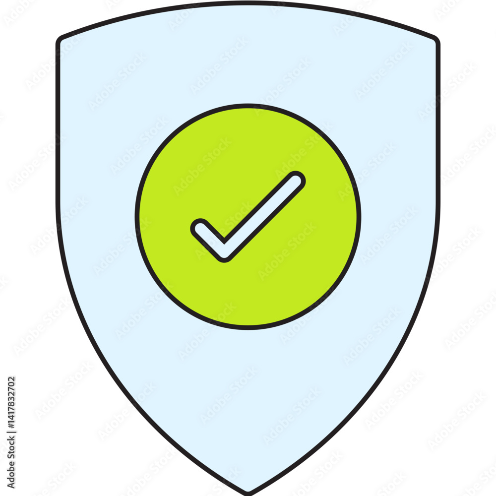 Protection single vector illustration icon Protection single vector illustration icon