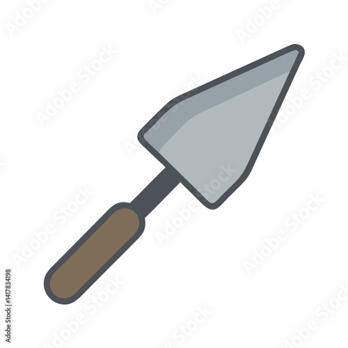 Trowel cartoon illustration, garden tool, gardening