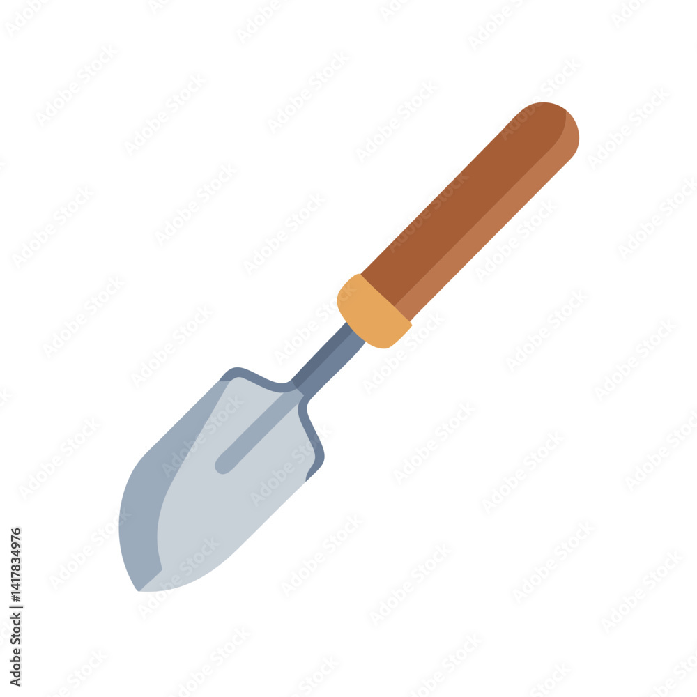 Garden Trowel Icon on Black Background for Design Garden Trowel Icon on Black Background for Design
