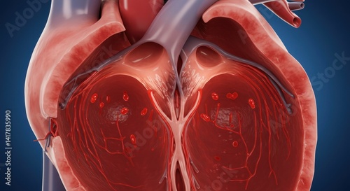 Heart anatomy illustration
