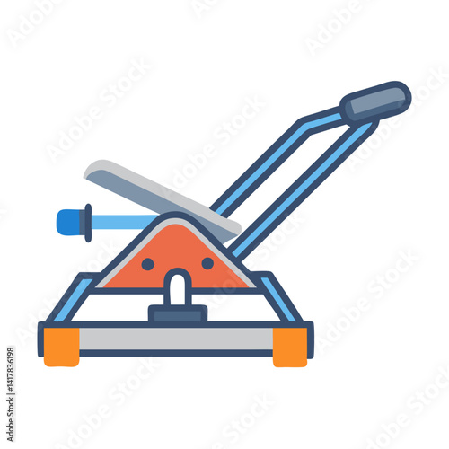 Gym equipment vector illustration of a leg press machine